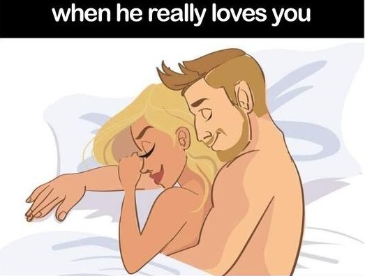 When a man truly loves you, he does these 7 things in bed.