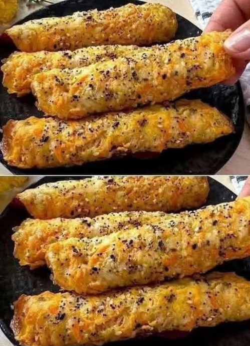 Cheesy Sausage Puff Pastry Rolls Recipe