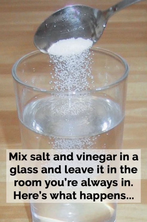 How salt and vinegar can help improve the air quality at home