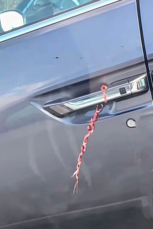 Seeing a Wire Tied Around a Car Door Handle: What It Could Mean